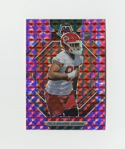 2023 Mosaic Football Felix Anudike-Uzomah RC! "Pink" #320 Kansas City Chiefs - Picture 1 of 2