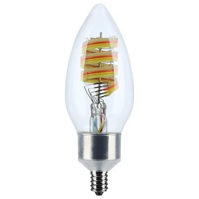 4 Watt - B11 LED - 2700K-5000K RGB/Tunable White - Starfish IOT - Clear - Candel - Image 1 of 4