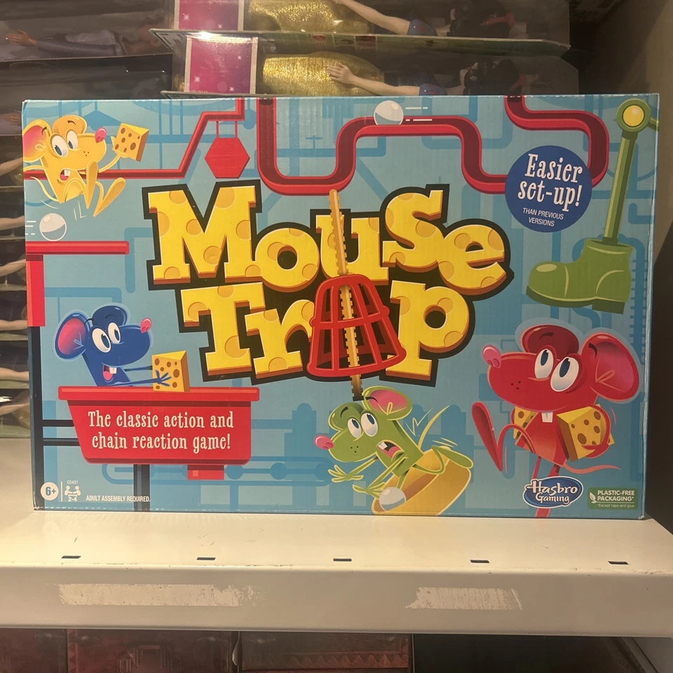 Mouse Trap Board Game - The Crazy Game with 3 Action Contraptions - Image 1 of 1