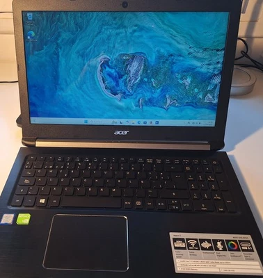 Portátil Acer Aspire 5 Negro, Buen estado, i7-8550U, Incluye Cargador - Imagen 1 de 4