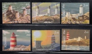 ALDERNEY 300 Years Casquets Lighthouse MNH set - Picture 1 of 1