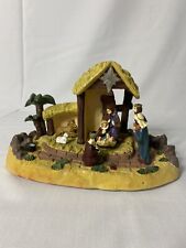 Gemmy Nativity Scene Lights up Christmas Talks Display Story of Jesus