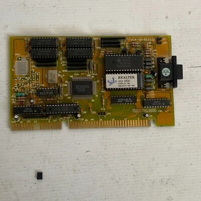 Realtek VGA Card Part# RTVGA-V2-91013A ex CNC Machine Vintage Museum Piece - Image 1 of 3