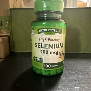 Nature Truth Selenium 100 mcg 100 Tablets Gluten Free - Picture 1 of 8