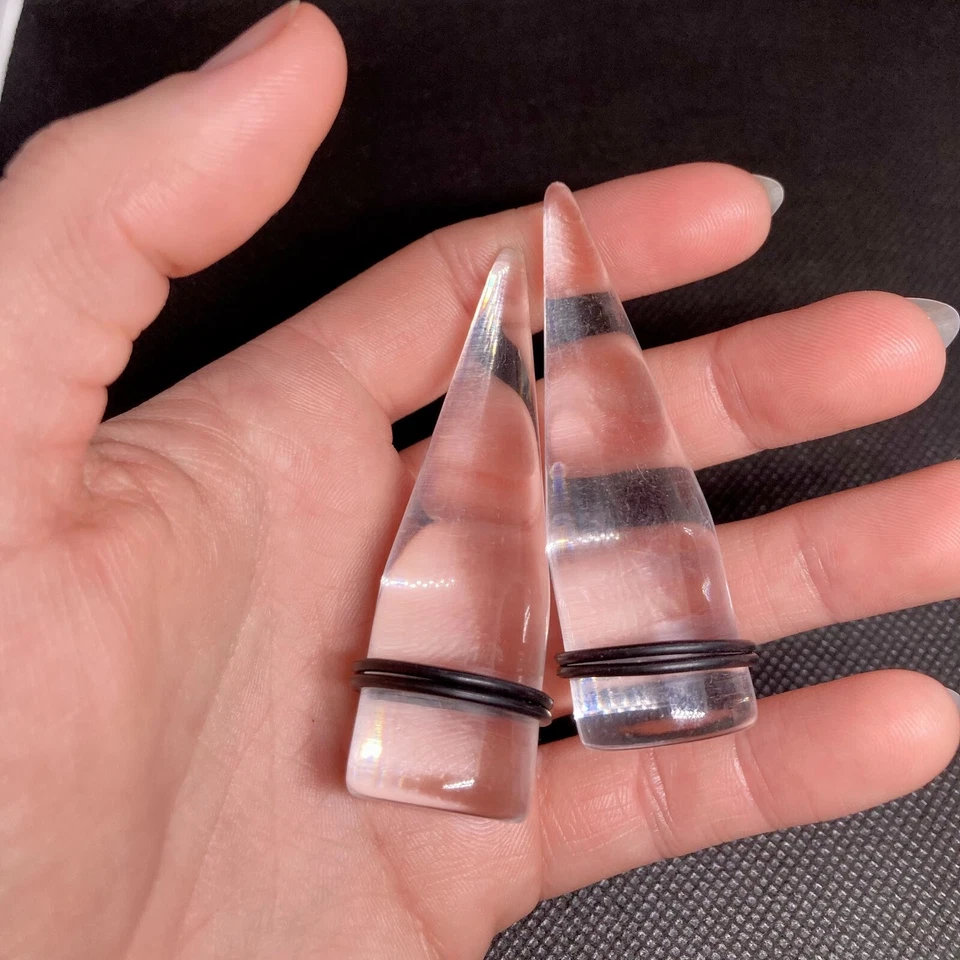 OFERTA - Conos acrílicos extra grandes blancos/claros 1/2" - 13/16" Foto 1 de 1