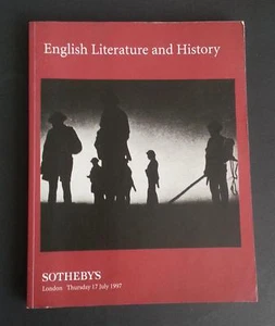 Sotheby's Auction Catalog English Literature and History London June 1997 - Picture 1 of 12