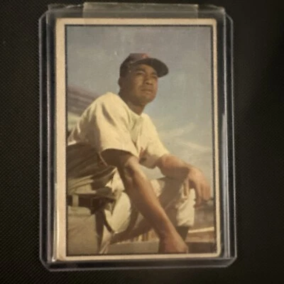 Bowman Color Larry Doby 1953 #40 *Indios* EX Foto 1 de 2