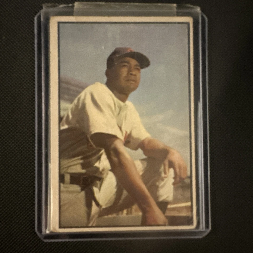 Bowman Color Larry Doby 1953 #40 *Indios* EX Foto 1 de 2