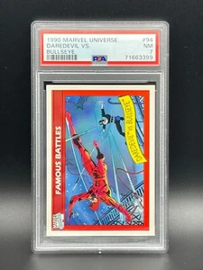 1990 Marvel Universe Daredevil vs. Bullseye #94 PSA 7 NM - Picture 1 of 2