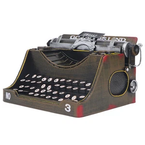 Retro Vintage Schreibmaschine Dekoration stabil stilvoll Retro Schreibmaschine Modell Pr LLI - Bild 1 von 22