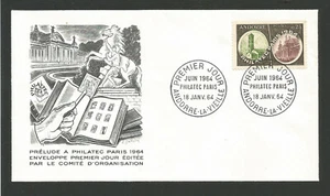 Frankreich FDC Philatec Paris Briefmarke 1964 gestempelt. 1. Tag Andorra la Vieille /L3599 - Bild 1 von 1