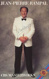 RAMPAL, Jean-Pierre. (1922–2000): Signed Photograph CBS Masterworks Brochure - Picture 1 of 2