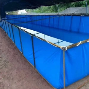 Commercial Grade Rectangle Heavy PVC Fish Farm Koi Pond Liner Tarpaulin NEW - Picture 1 of 1