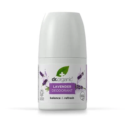 Dr Organic Lavender Deodorant Aluminium Free Mens Womens Natural Vegan Cruelt...
