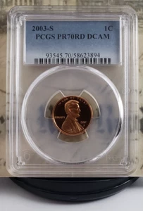 2003-S Lincoln Memorial Proof Cent - PCGS PR70RD DCAM - Top Grade! 3894 - Picture 1 of 6