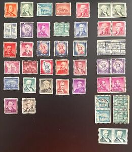 LIBERTY ISSUE 1954-1968 COMPLETE SET 1030-1959A ALSO ALL 8 COIL IN LINE PAIRS