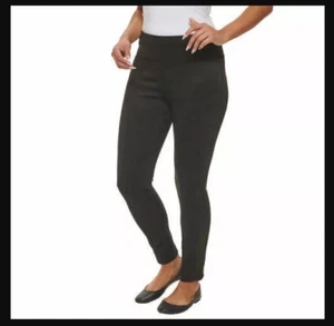 Andrew Marc Ladies' Faux Suede Pull On Pant 29" Inseam, Black, Size: XL - Picture 1 of 10