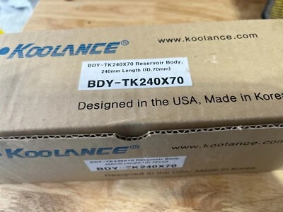 KOOLANCE BDY-TK240X70 Reservoir Body, 240mm Length, ID 70mm - Image 1 of 2
