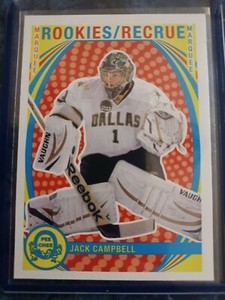 2013-14 Jack Campbell OPC Retro RC # 599 Maple Leafs O-Pee-Chee Rookie