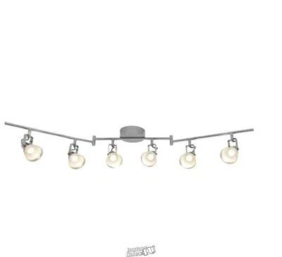 Kit de iluminação de pista Hampton Bay-6-Light 4 pés cromado integrado LED - Imagem 1 de 2