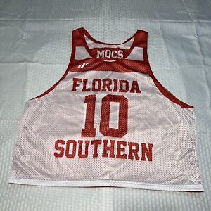 Florida Southern College Mocs Reversible #10 Jersey Shirt SIZE Large/XL Lacrosse