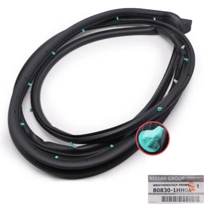 Front Rh Door Weatherstrip Seal Fits Nissan March Micra K13 2010 - 2019 - image 1 of 4