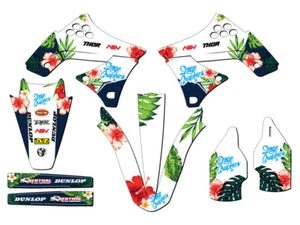 Kit de gráficos KX 250 F TROPIC 2009-2012 blanco Senge compatible con Kawasaki - Imagen 1 de 10