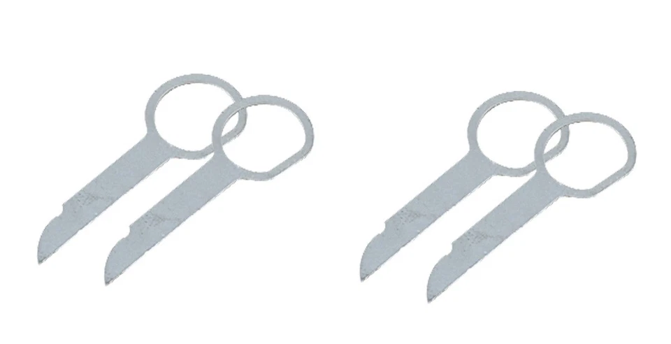 4 Pieces Car Radio Stereo Headunit Removal Kit for Volkswagen Mercedes European - Image 1 of 1