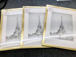 3er Set, upsimples 11x14 Bilderrahmen Wand Galerie Fotorahmen, Gold - Bild 1 von 15