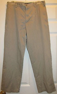 Men's IZOD Khaki Beige Pants Size 34 x 28.5 Mens  - Picture 1 of 3