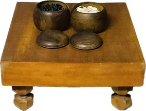 Go board go stone set with belly button with legs IGO Game vintage From Japan - Picture 1 of 15
