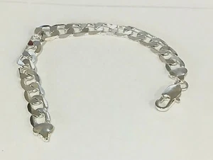 New Sterling Silver .925 Open Link Bracelet - Picture 1 of 3