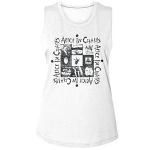 Alice in Chains Repeat Squared 9 Alben S & W Damen Muscle Tank T-Shirt Musik - Bild 1 von 3