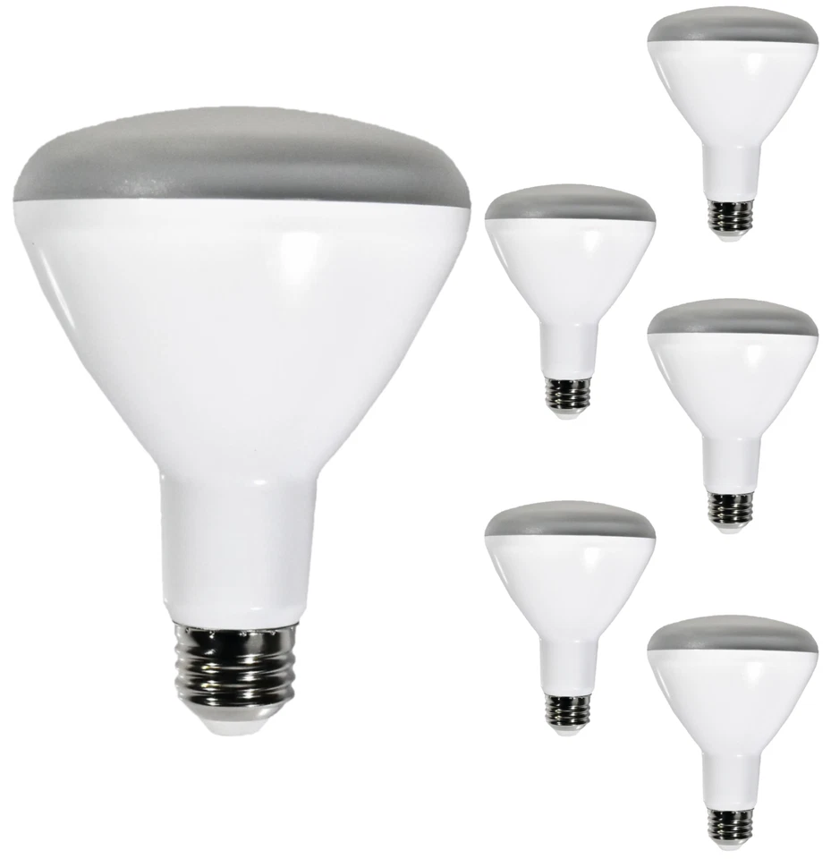 Diodesy BR30 LED Flood Light 8W 650LM E26 5000K 120V 110° Dimmable White 6Pk - Image 1 of 2