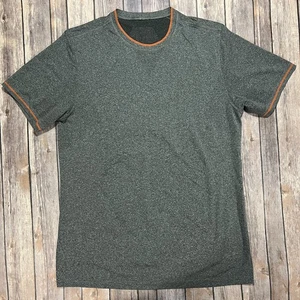 Camisa elástica Lululemon Metal Vent Tech Performance grande para hombre gris activa - Imagen 1 de 6