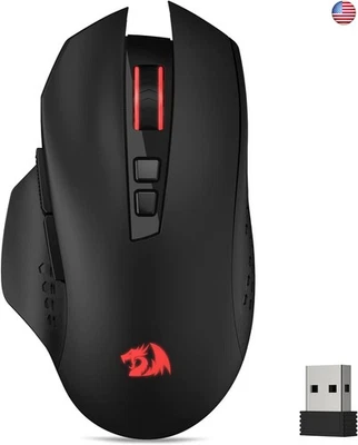 Ratón Inalámbrico para Juegos Redragon M656 Gainer, 4000 DPI 2.4Ghz Ratón Inalámbrico con 5 Foto 1 de 4