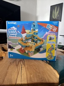 Nuovo set giocattolo costruzione mattoni torre lancio spaziale corsa marmo motorizzata Hunloot 145pz - Foto 1 di 8