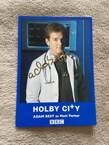 ADAM BEST (HOLBY CITY) HAND SIGNED CAST CARD - UNDEDICATED - Picture 1 of 2