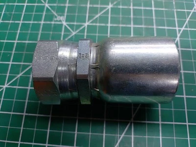 Parker FJX-20-20 Hydraulic Hose Fitting 1-1/4" Hose 1-1/4" Female JIC-20 - Image 1 of 3