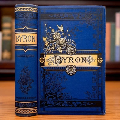 1880 LORD BYRON POEMS ANTIQUE VICTORIAN MYSTIC FAIRIES DRUIDS PAGANS GODS OCCULT - Image 1 of 4