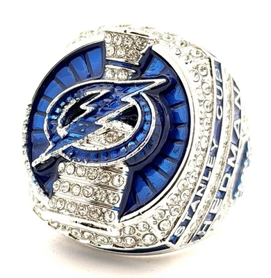 Anel de campeonato NHL/2020 Tampa Bay Lightning Stanley Cup - Imagem 1 de 4