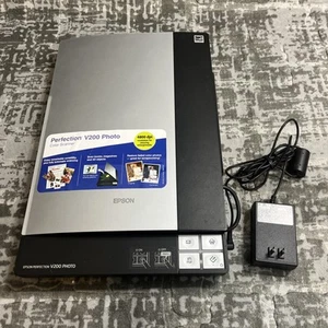 Epson Perfection V200 Photo Flatbed Scanner W/ Power Supply - Picture 1 of 5
