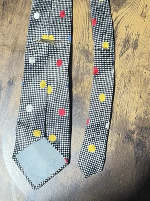 Corbata para hombre Brioni vintage 100 % seda lunares Foto 1 de 2