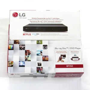 LG Wireless Streaming Blu-Ray & DVD Player BP350 Wi-Fi New In Box - Picture 1 of 6