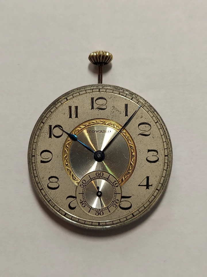 Reloj Bolsillo Howard Movimiento Usa Manual Hombre Foto 1 de 4
