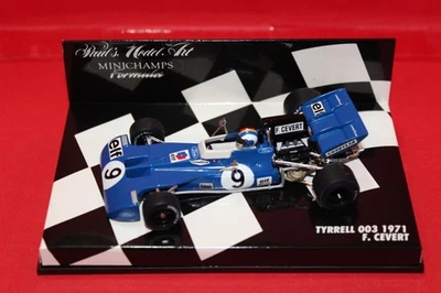 1/43 Tyrrell Ford 003 (1971) - #9 F. Cevert - MINICHAMPS - Immagine 1 di 3