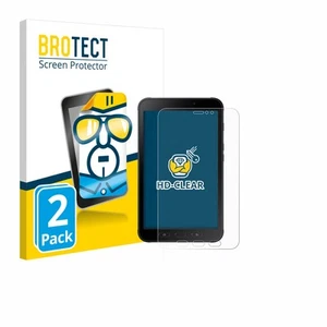 2x Screen Protector for Samsung Galaxy Tab Active 2 Clear Protection Film - Afbeelding 1 van 7