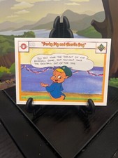 1990 Upper Deck Comic Ball Porky Pig and Charlie Dog #99