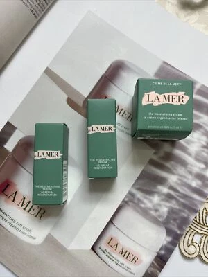 2X LA MER 再生精华 0.1 盎司/3 毫升 (共 6 毫升) + 保湿霜 7 毫升 — 第 1/4 张图片