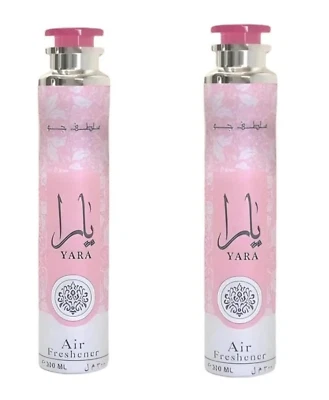 Ambientador Yara 300 ml de Lattafa Room Spray Aerosol Original Emiratos Árabes Unidos PACK DE 2 Foto 1 de 3